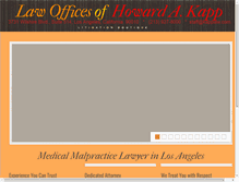 Tablet Screenshot of kapplaw.com